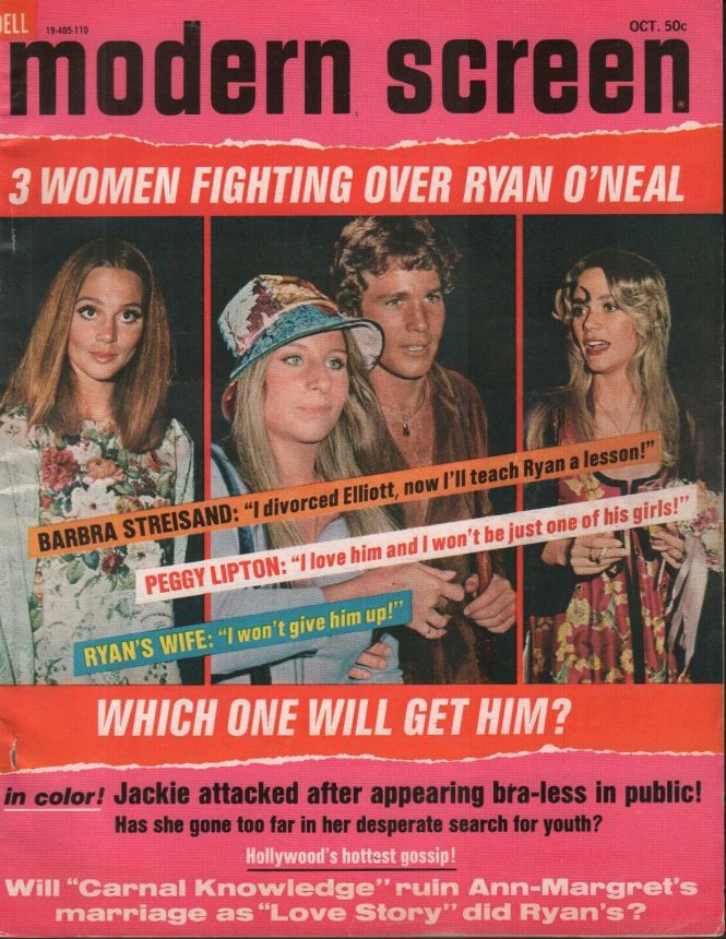MODERN SCREEN magazine side cover Issue 491 October 1971